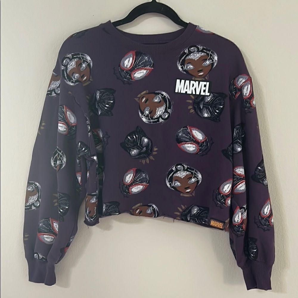 Disney Parks Marvel Women's Purple Sweater